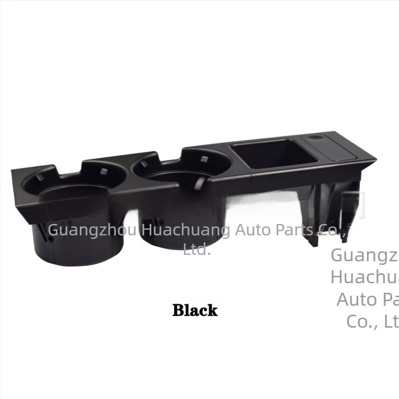 Huachuang ποτηροθήκη νερού για BMW 3 Series E46, κεντρική κονσόλα αποθήκευσης με μονωμένο κρατήρα ποτηριού, μοντέλα 51168217953/51168217955