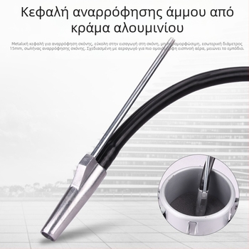 Πνευματικό πιστόλι αμμοβολής, συμπαγής μονάδα αμμοβολής, αυτοαναρρόφηση, υψηλής πίεσης, ανακαίνιση και αφαίρεση σκουριάς και ακαθαρσιών