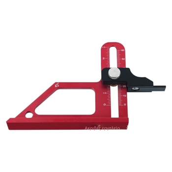 Ρυθμιζόμενος μετρητής ύψος from κράμα αλουμινίου για ξυλουργικές εφαρμογές, πολυχρηστικός μετρητής ύψους για τραπεζοπριστικό και φρέζα, μάρκα Ruyi, μοντέλο Ρύθμιση ύψους