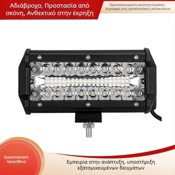 OH865E 120W LED φως εργασίας αυτοκινήτου, αλουμινένιο χυτό περίβλημα, είσοδος 9-32V, 4200 lm, θερμοκρασία χρώματος 6000-6500K