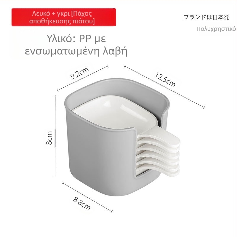 Πλαστικό πιάτο καρυκεύματος – τετράγωνη μορφή, ιαπωνικό στιλ, για σάλτσες και ντιπ, δυνατότητα εκτύπωσης λογοτύπου, δεν είναι κατάλληλο για μικροκύματα