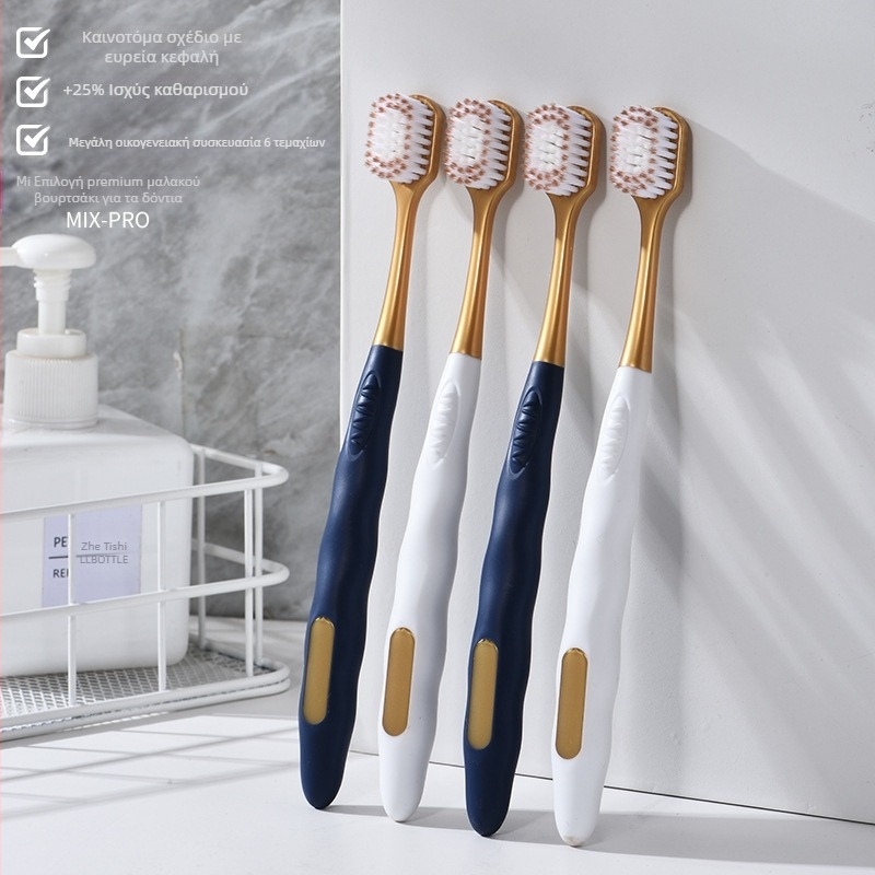 Χειροκίνητη οδοντόβουρτσα – ευρεία κεφαλή, μαλακές τρίχες, για ενήλικες, μοντέλο 288