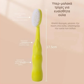 Shengwang χειροκίνητη οδοντόβουρτσα για ενήλικες, μοντέλο 1581, απαλές τρίχες, ευρεία κεφαλή