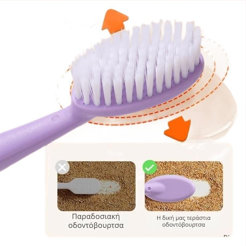 Shengwang χειροκίνητη οδοντόβουρτσα για ενήλικες, μοντέλο 1581, απαλές τρίχες, ευρεία κεφαλή