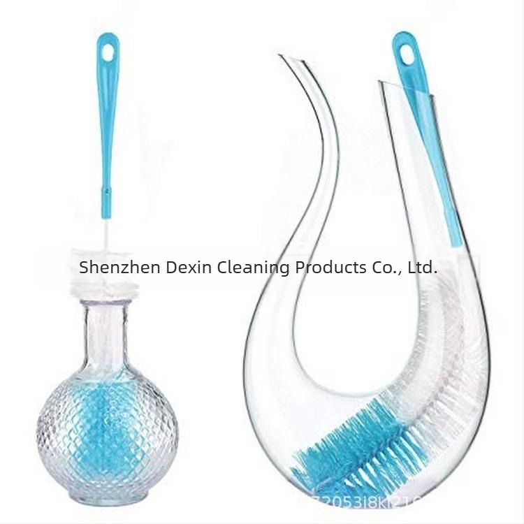 Dexin Cleaning Supplies Σετ βουρτσες μπιμπερό με μακριά λαβή, πλαστικά, 4 τεμάχια