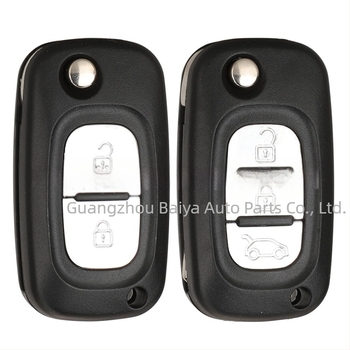 Αναδιπλούμενο περίβλημα κλειδιού για Renault Smart Lada, συμβατό με κλειδιά 2/3, πλαστικό περίβλημα, λεπίδα κλειδιού από χαλκό και πλαστικό, βάρος 45,4 g