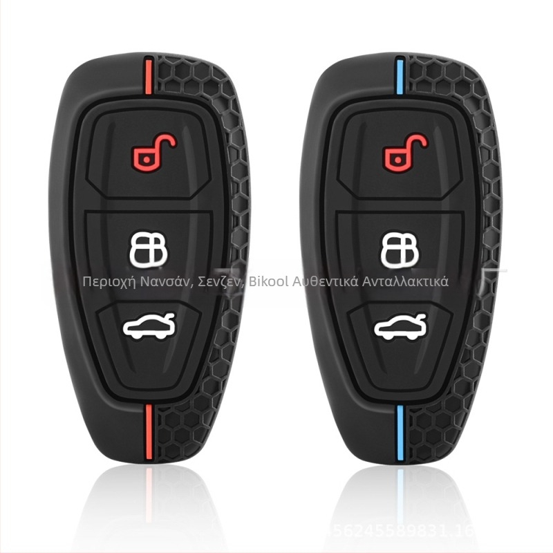 Θήκη κλειδιού από σιλικόνη για Ford Mondeo, Escape, Fiesta και Focus – Συμβατά μοντέλα, Υλικό σιλικόνης, Στυλ National Wind