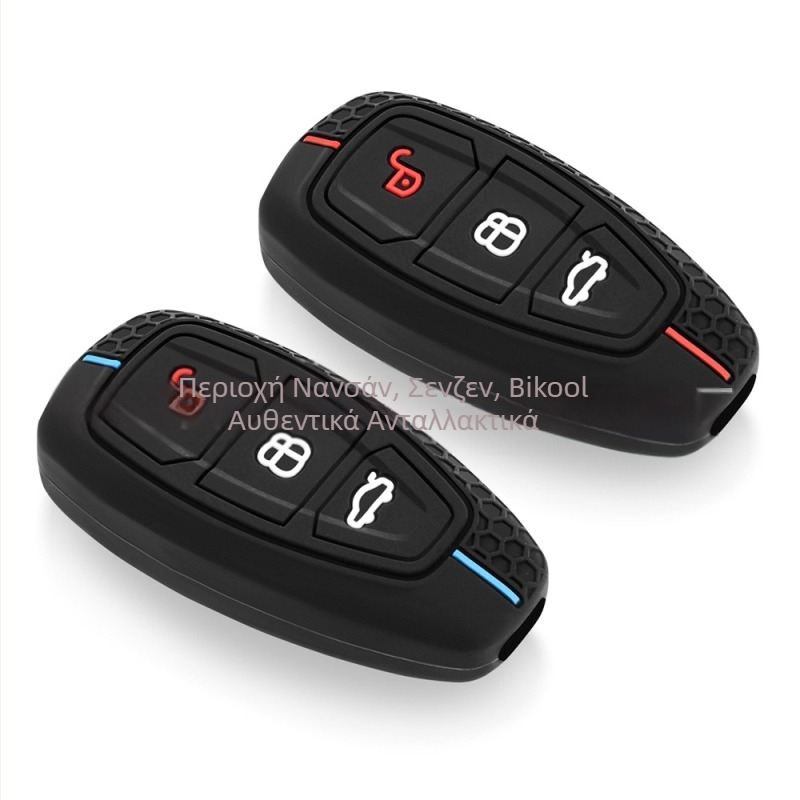 Θήκη κλειδιού από σιλικόνη για Ford Mondeo, Escape, Fiesta και Focus – Συμβατά μοντέλα, Υλικό σιλικόνης, Στυλ National Wind