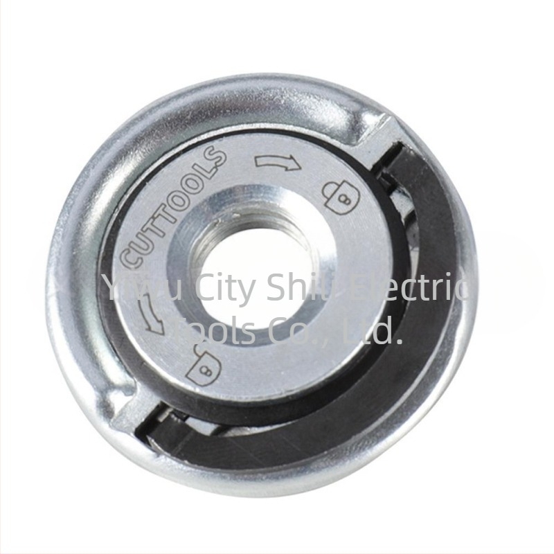 Real Profit M14 thread self-locking pressure plate for angle grinder with quick-release flange nut and power chuck, carbon steel
