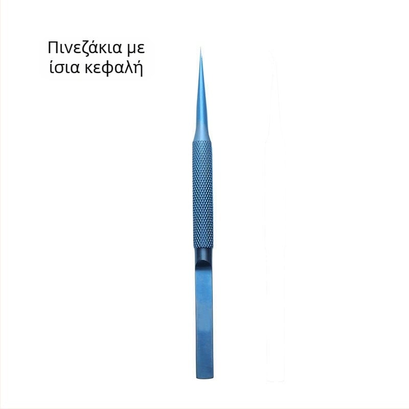 Λαβίδες από τιτάνιο για ακριβείς επισκευές ηλεκτρονικών με ευθείες και καμπύλες άκρες, αντιμαγνητικές
