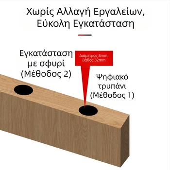 Κρυφός συνδετήρας δύο σε ένα για ράφια ντουλαπών – επίχρισμα από σίδερο με νικέλιο, Megasbang