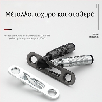 Κρυφός συνδετήρας δύο σε ένα για ράφια ντουλαπών – επίχρισμα από σίδερο με νικέλιο, Megasbang