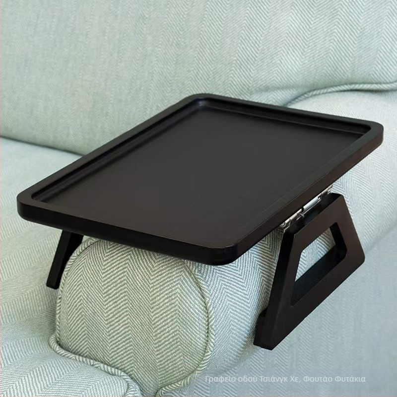 Ξύλινος τετράγωνος αναδιπλούμενος δίσκος – ματ επίστρωση, μοντέρνος μινιμαλιστικός σχεδιασμός, δυνατότητα εκτύπωσης λογότυπου