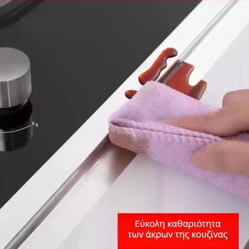 Ταινία αλουμινιοφυλλου κουζίνας, υδατοαπωθητική, ανθεκτική σε λάδια και μούχλα, με υψηλή πρόσφυση, υπόστρωμα αλουμινόφυλλο, πάχος 0,07 mm, κόλλα σε υδατική βάση, μακροπρόθεσμη αντοχή 80°C, βραχυπρόθεσμη 120°C