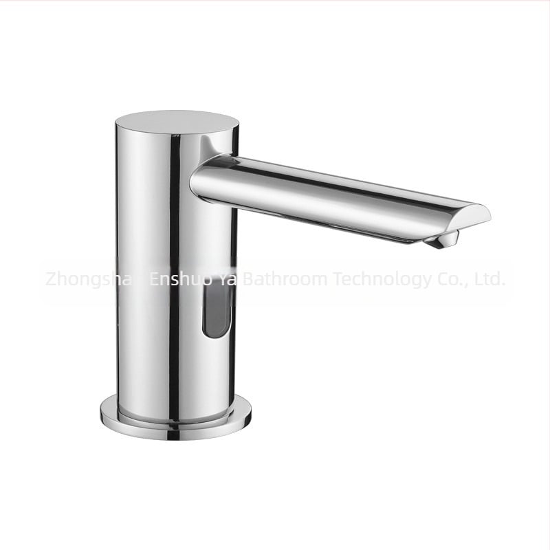 Αυτόματος αισθητήρας αφρού σαπουνιού, τύπος βρύσης – ορείχαλκος, χρωμιοποιημένη επίστρωση, μοντέρνο μινιμαλιστικό στυλ, λειτουργία επαγωγής, βάρος 2 κιλά