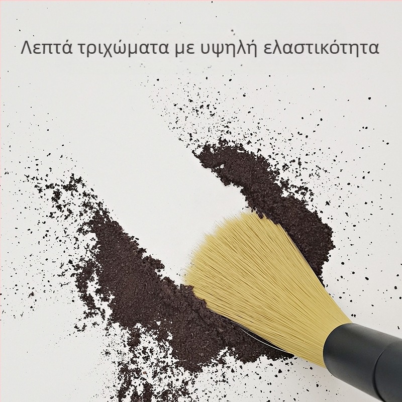 Βούρτσα καθαρισμού μύλου καφέ, διπλής κεφαλής, PET ίνες, μοντέρνος μινιμαλιστικός σχεδιασμός, κατάλληλη για οικογένειες, καφέ, επιχειρήσεις