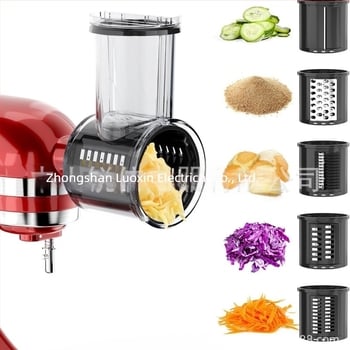 CAYOMEN KA-06 Ενσωματωμένο εξάρτημα για μίξερ KitchenAid: κοπή και τριβή, κύλινδρος με πέντε μαχαίρια