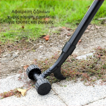 DIY σετ από 3 τεμάχια εργαλείο κήπου για χαλάρωση του εδάφους και αφαίρεση ζιζανίων — εργονομικό, χωρίς κάμψη