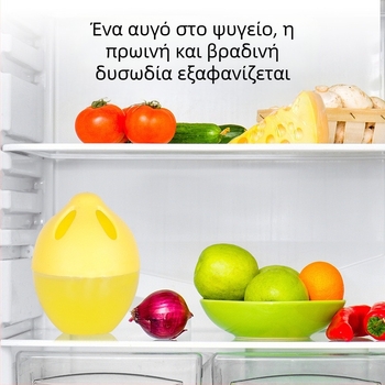 Αποσμητικό ψυγείου – μορφής αυγού, με φρέσκια μυρωδιά, καθαρό περιεχόμενο 50, κουτί 100 τεμάχια.