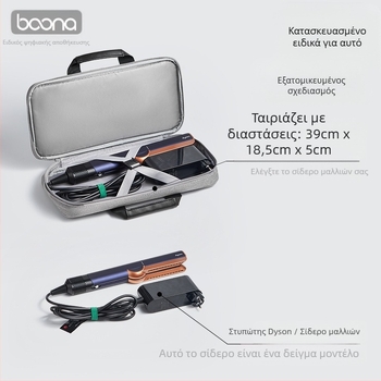 Baona BN-K005 Θήκη αποθήκευσης ισιωτή μαλλιών Dyson, Oxford ύφασμα, Χωρητικότητα φόρτωσης 5 kg, Προστατευτικό κάλυμμα