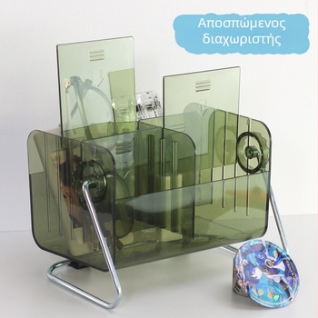 Autonomy τετράγωνη θήκη στυλό από PET – οργανωτής γραφείου (στυλ τετράγωνο)