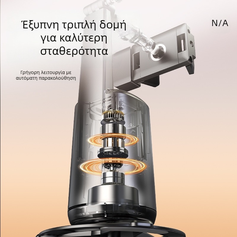 A200 έξυπνο γκίμπαλ παρακολούθησης με AI αναγνώριση προσώπων, πανοραμική λήψη, ενσωματωμένο φως πλήρωσης, χωρίς εγκατάσταση