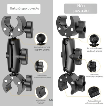 Wesport Αναβαθμισμένο διπλό ισχυρό κλιπ για GoPro και κάμερες δράσης; υλικό νάιλον + ίνες; δυνατότητα εκτύπωσης λογότυπου; συμβατό με GoPro και άλλες κάμερες