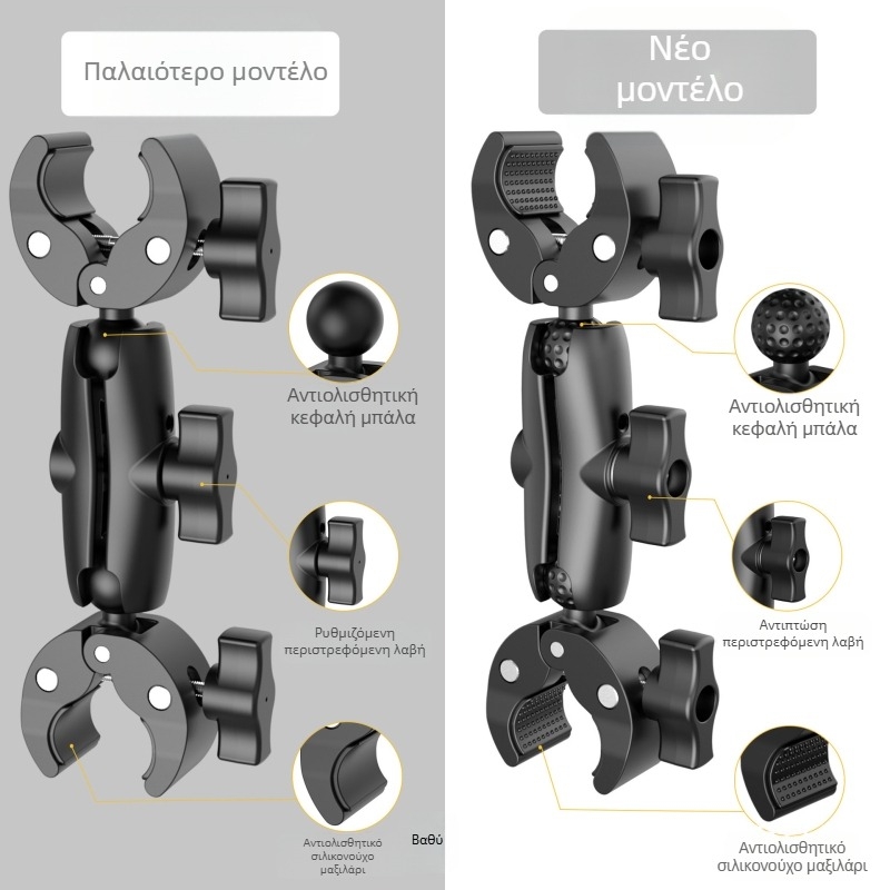 Wesport Αναβαθμισμένο διπλό ισχυρό κλιπ για GoPro και κάμερες δράσης; υλικό νάιλον + ίνες; δυνατότητα εκτύπωσης λογότυπου; συμβατό με GoPro και άλλες κάμερες