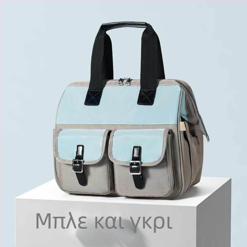 Τσάντα για μαμάδες με πολλαπλά διαμερίσματα, αδιάβροχη, ελαφριά, Oxford ύφασμα - Άνοιξη 2025