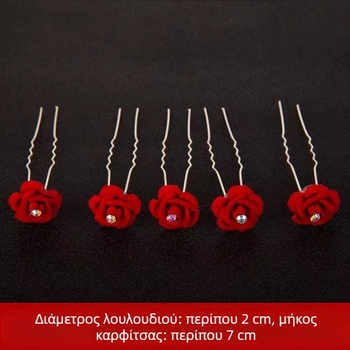 Αξεσουάρ μαλλιών με στρας — λουλουδάτος σχεδιασμός, παραδοσιακά εμπνευσμένο στυλ, κατάλληλο για γάμο, δυνατότητα παραμετροποίησης