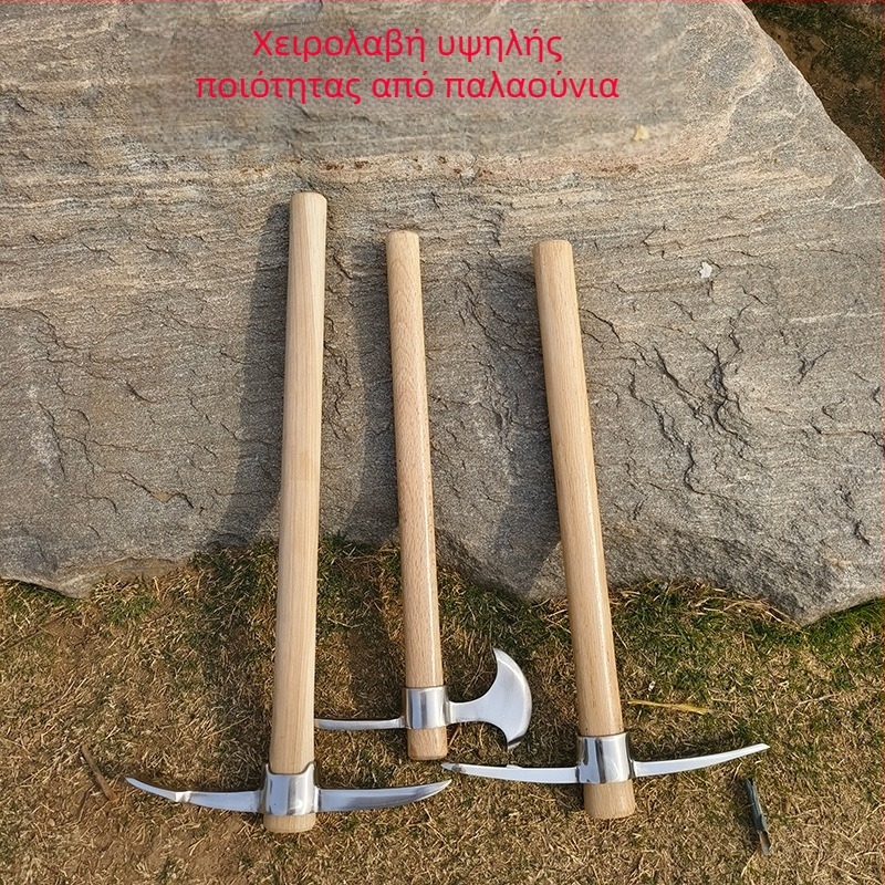 Σετ εργαλείων επιβίωσης από ανοξείδωτο χάλυβα: τσαπί πάγου, παγοκόπτης, σταυροειδές εργαλείο, αναρριχητικό εργαλείο