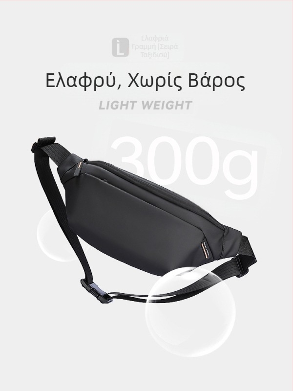 Ανδρική crossbody τσάντα – Oxford ύφασμα, ανθεκτικό στην φθορά, αστικού μινιμαλιστικού στυλ, μάρκα MARK RYDEN