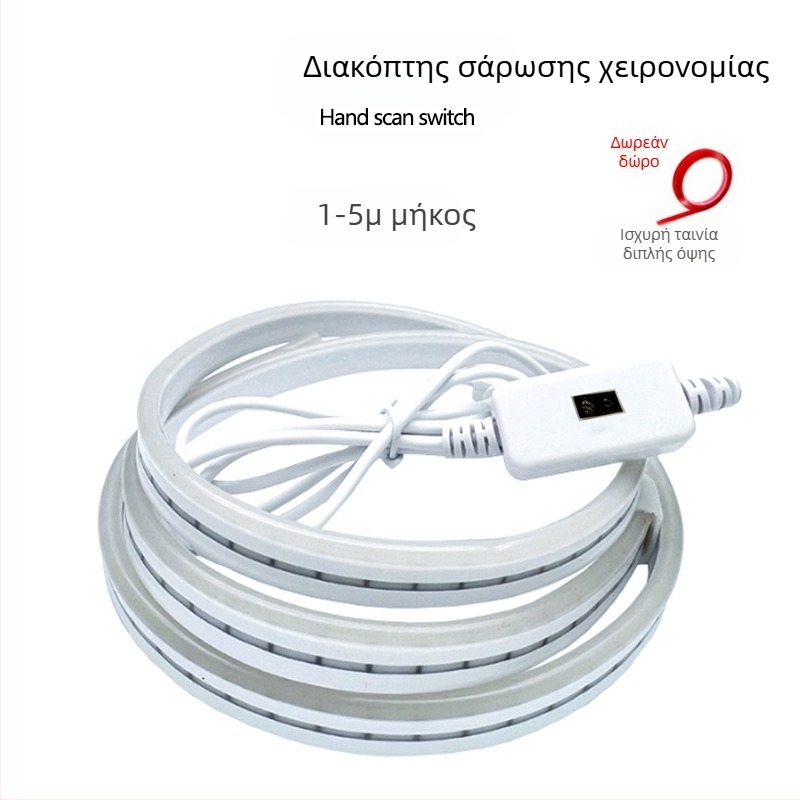 USB αφής μονοχρωματικό νέον LED ευέλικτη σιλικόνη ρυθμιζόμενος φωτισμός για ζωντανές μεταδόσεις και φωτισμό μακιγιάζ μπροστά από καθρέπτη