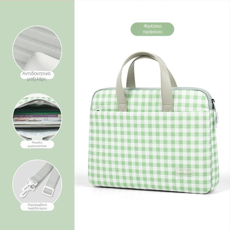 Τσάντα φορητού υπολογιστή unisex, αδιάβροχη, εξαιρετικά ελαφριά, αντισεισμική, πολυεστέρας