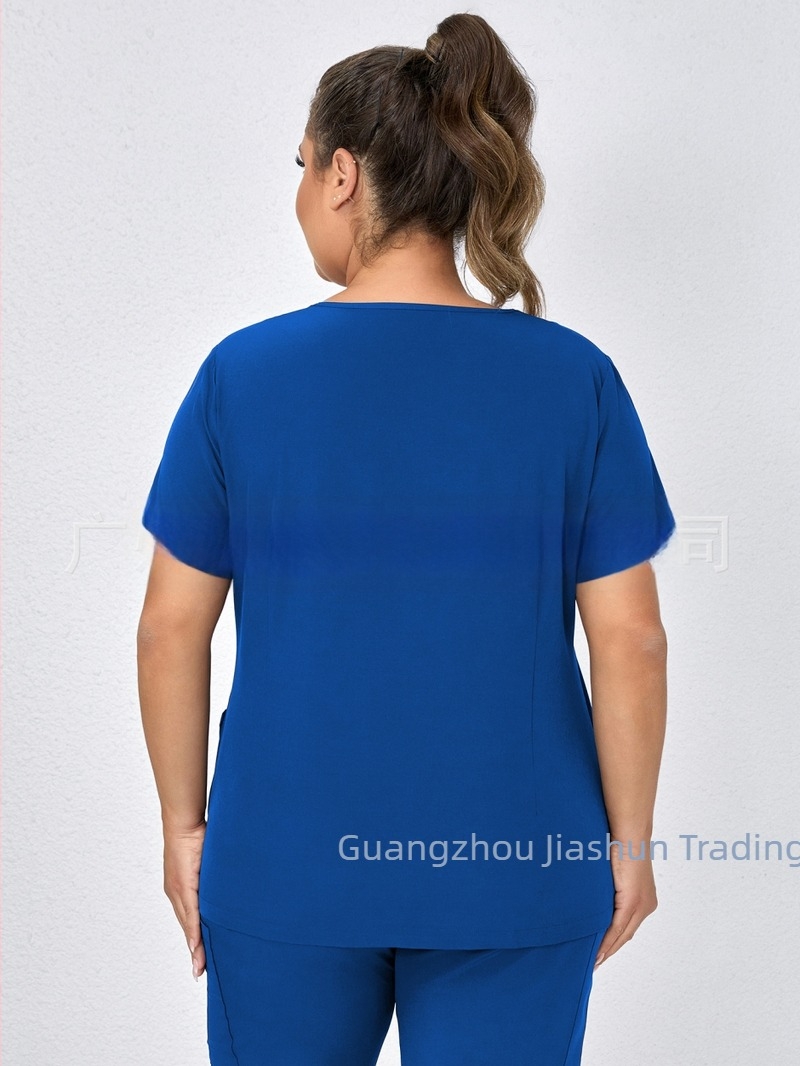 Αεριζόμενη μπλούζα με ματ τσέπη και σετ τοπ-παντελόνι, 3/4 μανίκια, ανάμειξη πολυεστέρα-ελαστάνης (90-95% πολυεστέρας), στυλ Ιαπωνίας-Κορέας χαλαρό, άνοιξη 2025