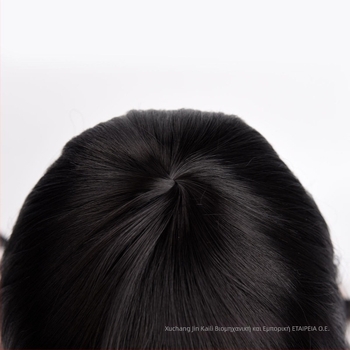 Περούκα για γυναίκες, μπομπ με φράντζ, κοντά ίσια μαλλιά, bobo highlights, μοντέλο DM84, θερμοανθεκτικές ίνες, μπορεί να βαφτεί