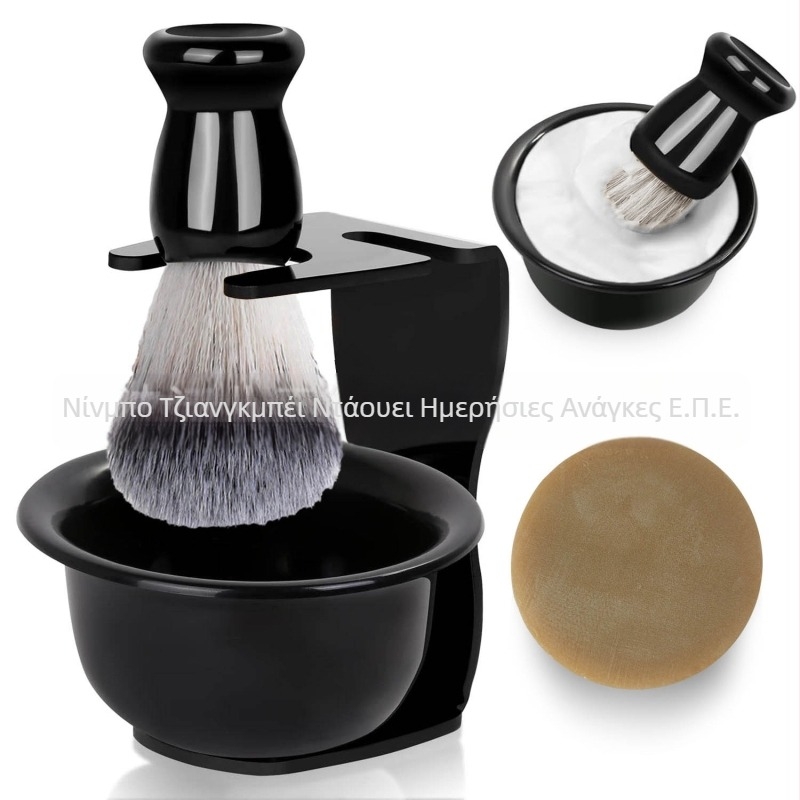 Σετ ξυρίσματος TIANWEI: μπολ αφρού, βούρτσα ξυρίσματος, θήκη για λεπίδες, σαπούνι/κρέμα ξυρίσματος και σετ λεπίδων; 50 σετ ανά κουτί