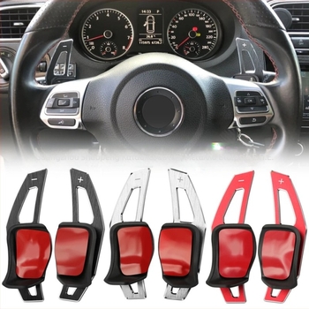 Μοχλός αλλαγής ταχυτήτων για τιμόνι VW Golf 6/7/8, κράμα αλουμινίου, βουρτσισμένο φινίρισμα με αμμοβολή, 200 g, Shuopeng precision manufacturing