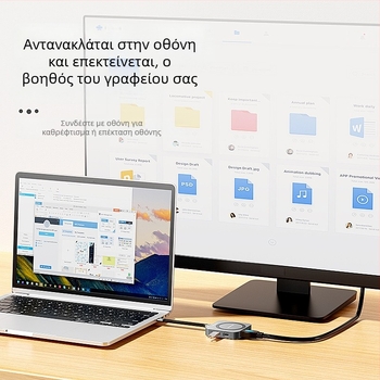 Θήκη SSD M.2 NVMe και σταθμός σύνδεσης HDMI με USB-C 3.2, αλουμινένιο κράμα, έως 2 TB