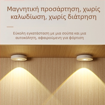 LED προβολέας με τηλεχειριστήριο, επαναφορτιζόμενος, φως επίδειξης με μαγνητικό αυτοκόλλητο για ντουλάπι κρασιού