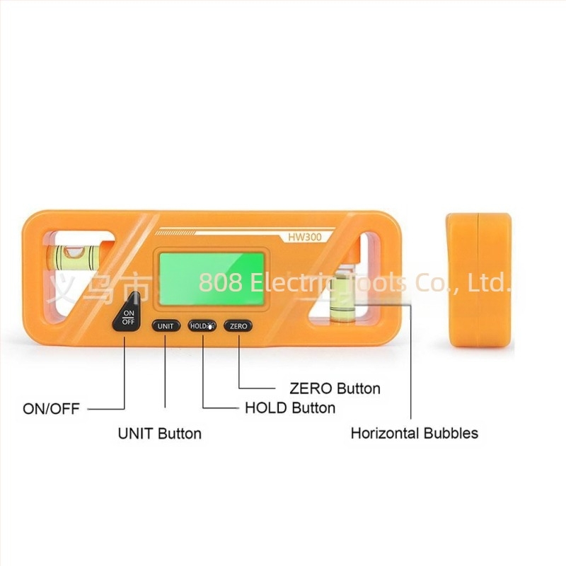 Solid ψηφιακό κλίσης μετρητής με επίπεδο, γωνιομετρικό μετρητή και οριζόντιος χάρακας