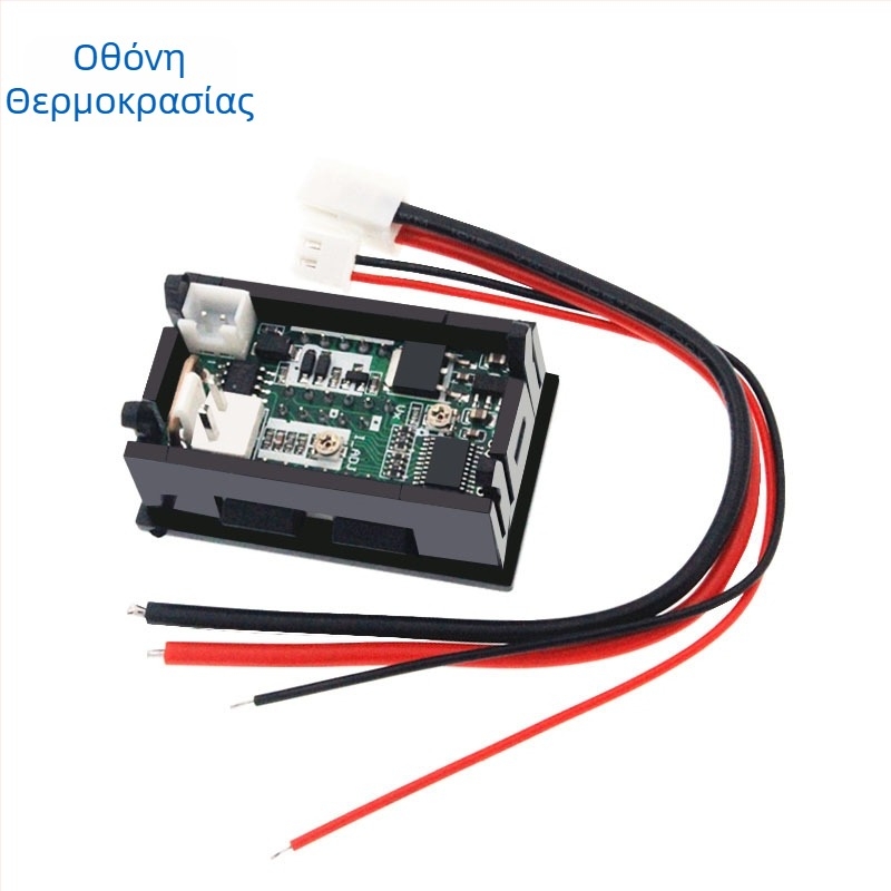 ZY LED DC μετρητής τάσης και ρεύματος με διπλή οθόνη (DC 7–100 V, 10/50/100 A)