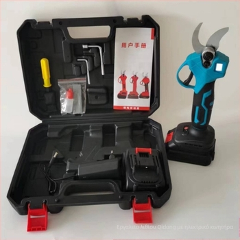 Κλαδευτικό ψαλίδι χωρίς ψήφτρες με κινητήρα, μπαταρία λιθίου, ψηφιακή οθόνη, φορητό για κλάδεμα υψηλών κλαδιών