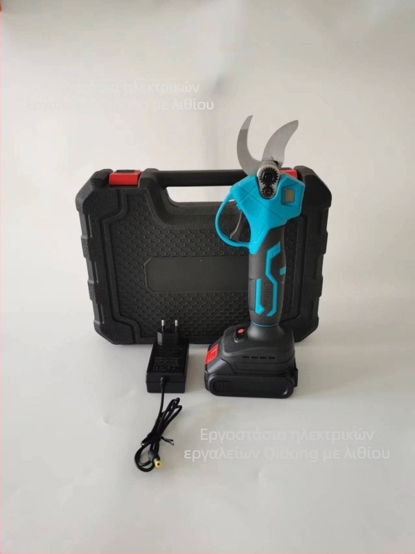 Κλαδευτικό ψαλίδι χωρίς ψήφτρες με κινητήρα, μπαταρία λιθίου, ψηφιακή οθόνη, φορητό για κλάδεμα υψηλών κλαδιών