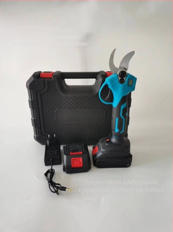 Κλαδευτικό ψαλίδι χωρίς ψήφτρες με κινητήρα, μπαταρία λιθίου, ψηφιακή οθόνη, φορητό για κλάδεμα υψηλών κλαδιών