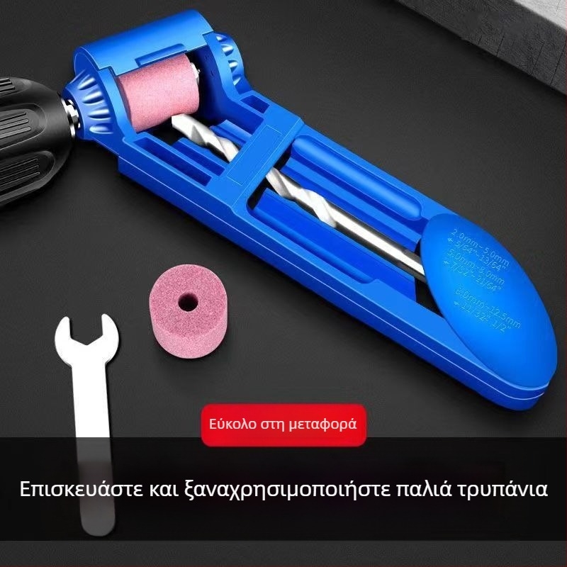 Φορητό εργαλείο ακονίσματος για δράπανο χειρός, κυλινδρική κεφαλή, ABS μέταλλο, μοντέλο 25×25, εφαρμογή: κεφαλή λείανσης