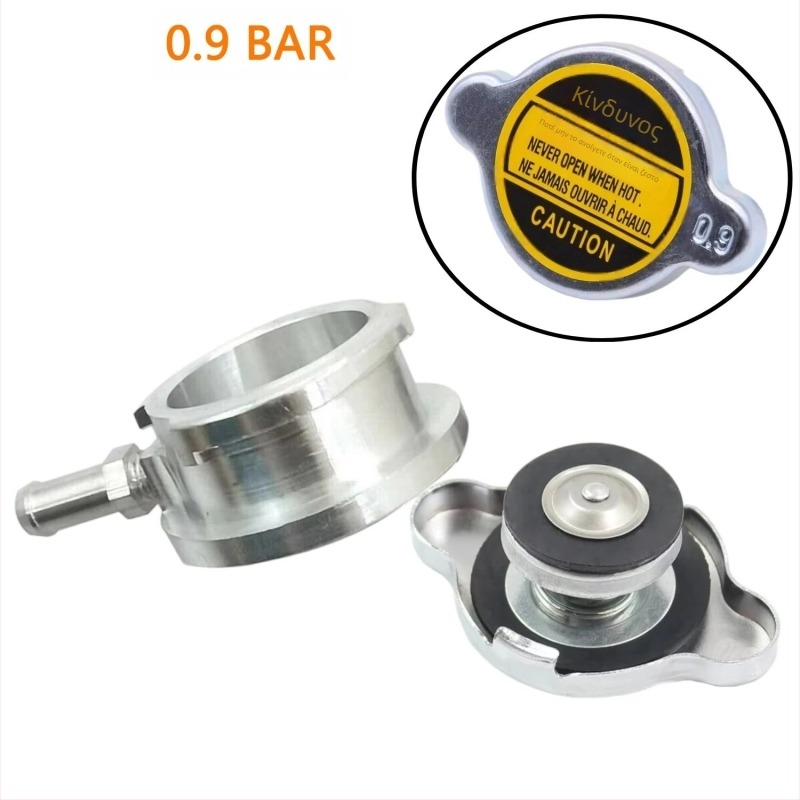 Αλουμινίου κράματος σωληνάκι πλήρωσης ψύκτη και καπάκι, μοντέλο WTP001, καθολική συμβατότητα, εξατομικευμένη επεξεργασία