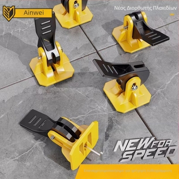 Aiwei εργαλείο ευθυγράμμισης πλακιδίων με εναλλάξιμες μεταλλικές βελόνες και κλιπ ακριβούς τοποθέτησης