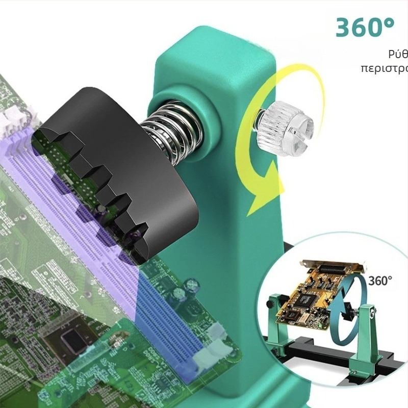 JCD PCB βοηθητικό εξάρτημα συγκόλλησης – τρίτο χέρι για καλώδια, με ρυθμιζόμενο στήριγμα