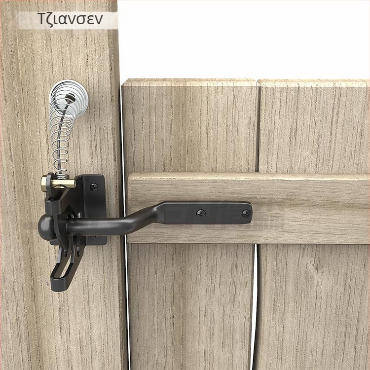 Κλειδαριά φράχτη με σχοινί, τύπος A, μοντέλο Small lock with rope, υλικό: χάλυβας άνθρακα, επίστρωση: πλαστικό ψεκασμό, μάρκα Simpson